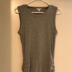 James Perse figure-skimming,stretch tank dress